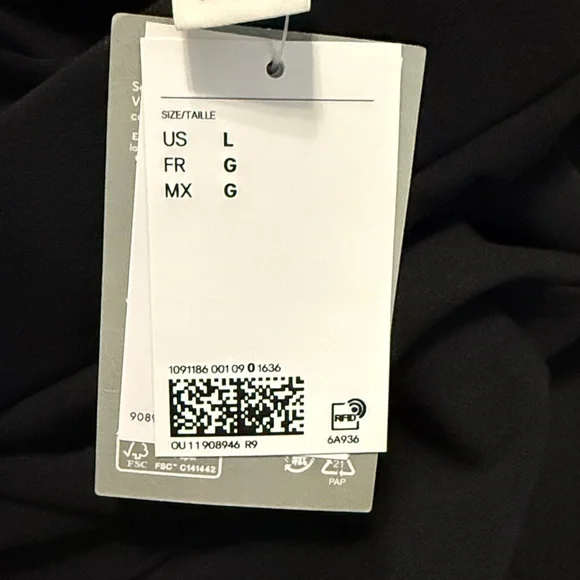 BNWT “2 for 1” H&M Black High-Waist Trousers - Picture 6 of 6